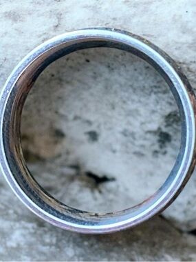 Classic Surgical Stainless Steel 6mm Silver Band Ring - Sleek Minimal Design.